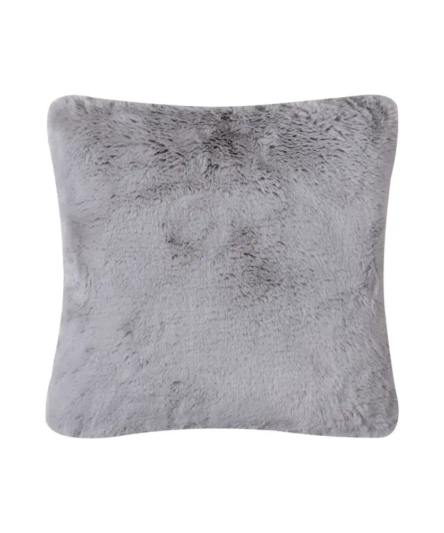 ΜΑΞΙΛΑΡΟΘΗΚΗ RABBIT FUR ΜΕ ΓΕΜΙΣΗ (45cm x 45cm) GREY - -