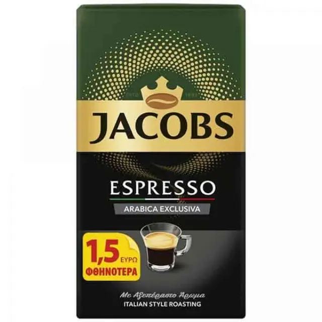 Jacobs Espresso Arabica Exclusiva 250g Αλεσμένος