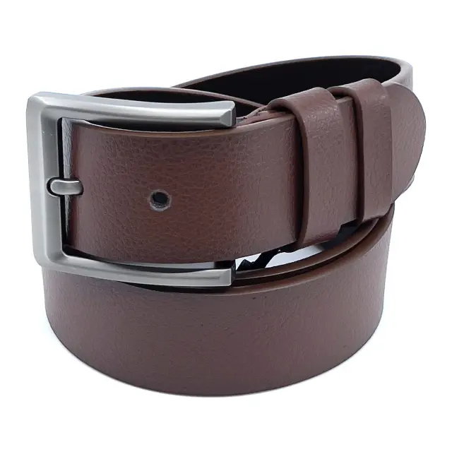 Καφέ Δερμάτινη Ζώνη Full Grain 4 cm