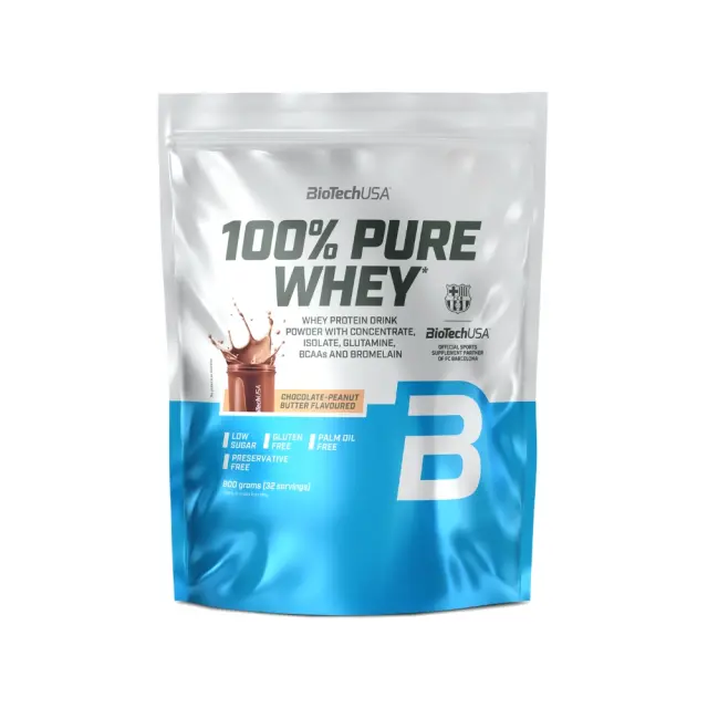 BioTechUSA 100% Pure Whey – 900g Chocolate Peanut Butter