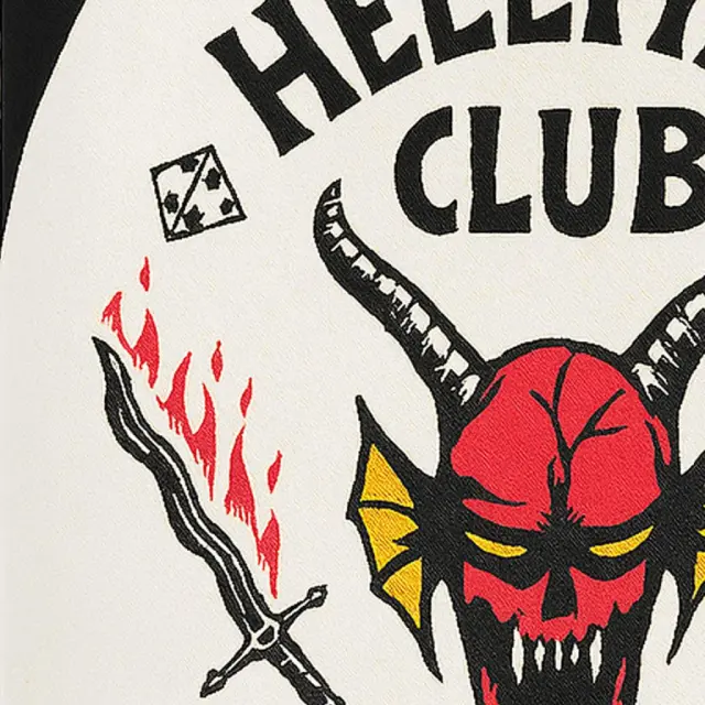 Stranger Things Hellfire Club τσάντα αγορών 40 cm Πολύχρωμο 2