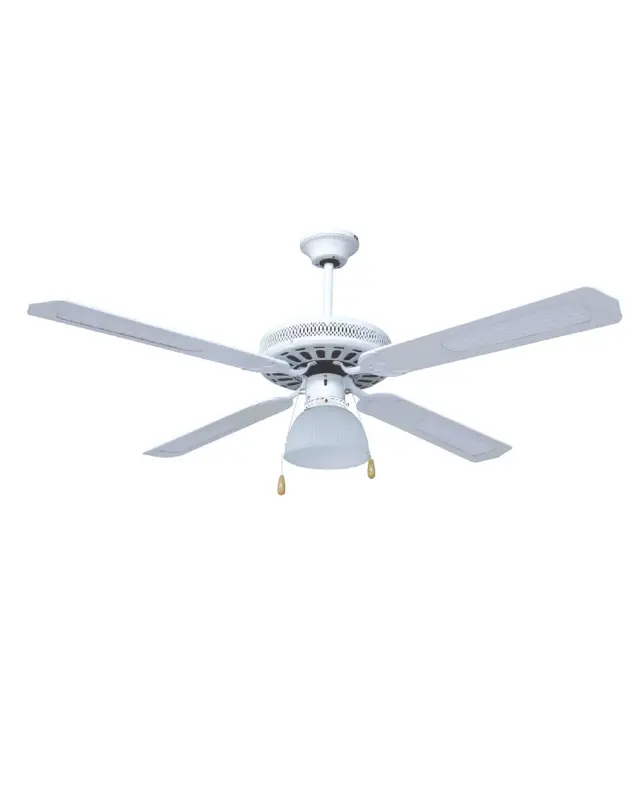 Brand Ανεμιστήρας Οροφής Πολυτελείας 52″ 70W 132εκ. 1-Φώς Λευκός DCF-4B1L