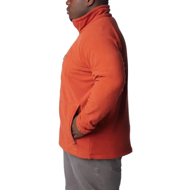 Ζακέτα Fleece Columbia Ανδρική Υπερμεγέθη Fast Trek II FZ Warp Red - 1420424-850 - 3XL 3