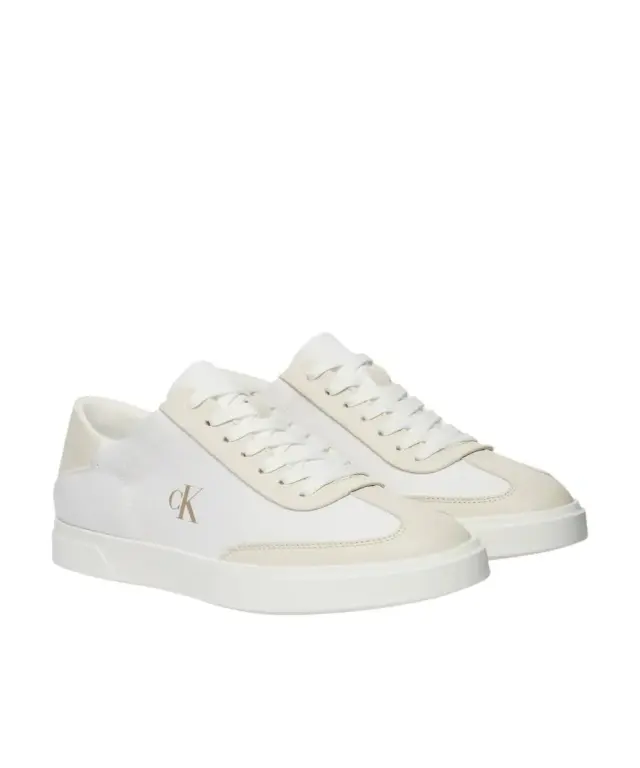 Calvin Klein - Γυναικεία Sneakers Low Pro Cups Wt Canv Mg HW0HW03145-0HT Λευκό 2