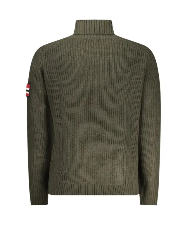 Norway Nautical School - Ανδρικό πουλόβερ Ζιβάγκο 853112-ARMY Χακί 2