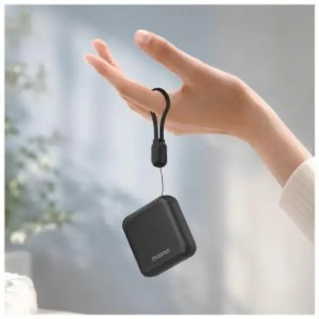 Φορτιστής Ανάγκης Dudao K22+ 22.5W 10000mAh PD GaN Ultra Mini με Λουράκι/ Καλώδιο Γκρι N71357 2