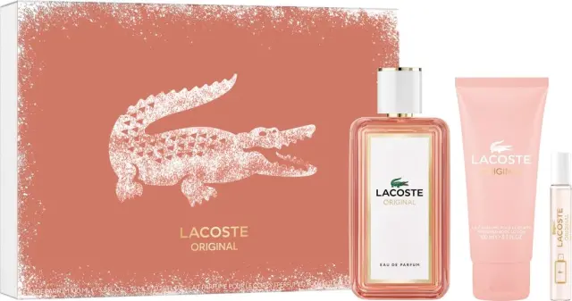 Lacoste Original Femme Γυναικείο Αρωματικό Σετ: Eau De Parfum 100ml & Body Lotion 100ml & Eau De Parfum Mini 7.5ml