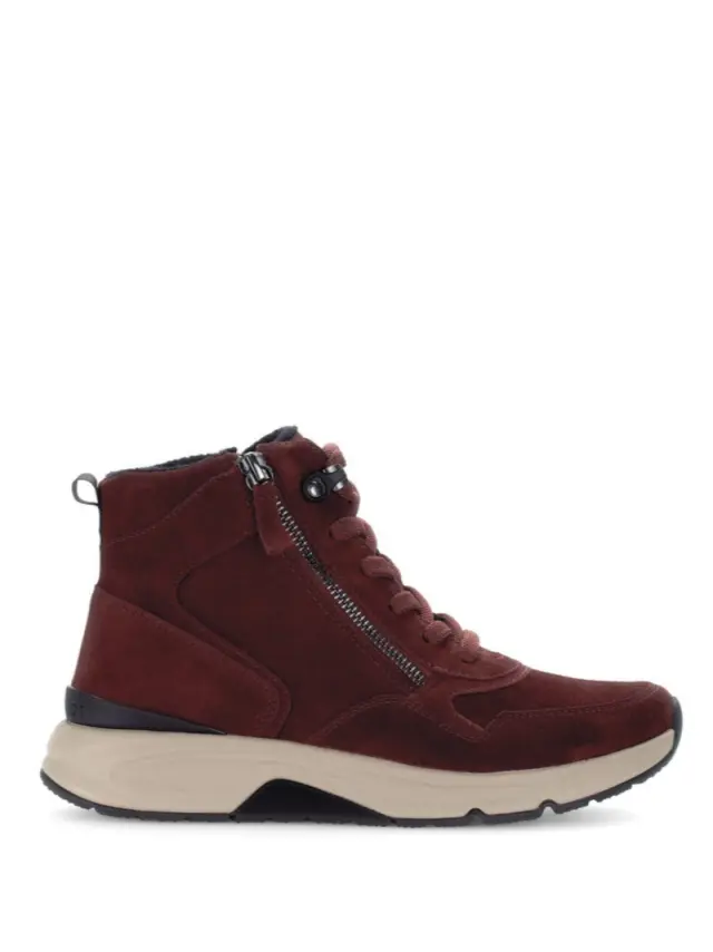 Gabor Μποτάκια Γυναικείο δέρμα Nubuck Κόκκινο GAB/36888 48-D/RED 3