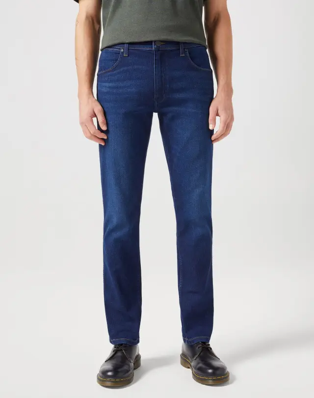 Wrangler Ανδρικό GREENSBORO 803 NIGHT SHADE Τζιν Παντελόνι – Dark Blue - 44W 34L