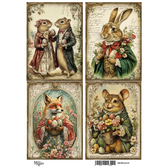 Ριζόχαρτο Maja's Memories, 22.5x32cm, Ζώα του δάσους, MDRA4319