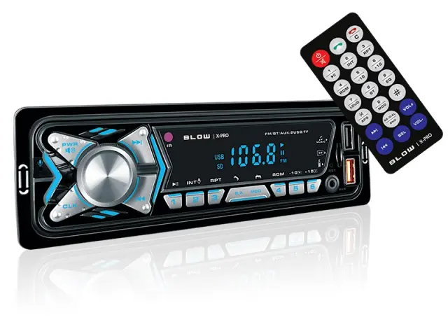 BLOW X-PRO MP3 -USB -micro USB -BLUETOOTH radio Car Black