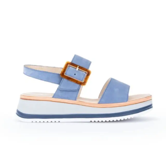 Gabor Πέδιλα Γυναικείο δέρμα Nubuck Μπλέ GAB/62744 26-HEAVEN
