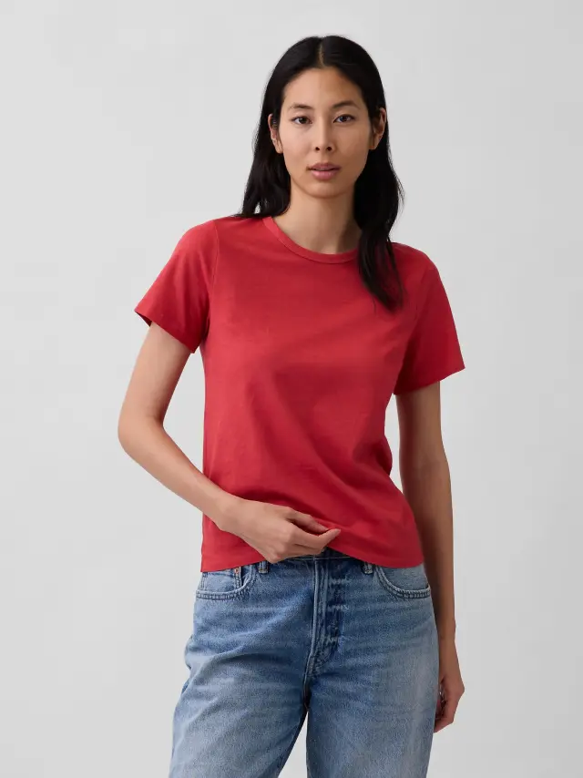 Γυναικεία Μπλούζα VintageSoft από Βιολογικό Βαμβάκι Chakra red