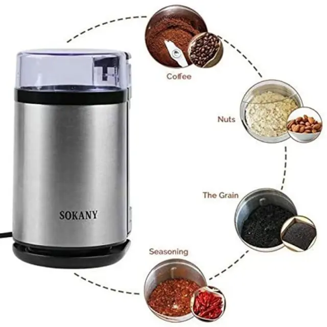 Sokany ηλεκτρικός μήλος άλεσης καφέ SM-3001S - Sokany Coffee Grinder SM-3001S X0012 3
