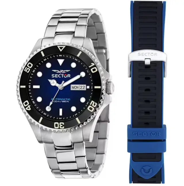Sector 230 Automatic Watch for Men Silver Stainless Steel Bracelet R3221161003