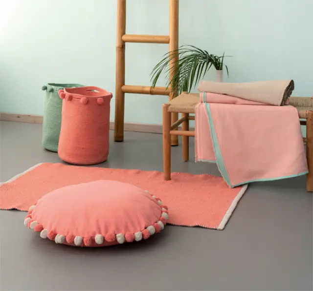 Χαλακι Διπλης Οψης Home Décor 140X200 FACER Palamaiki CORAL ΔΙΠΛΗΣ ΟΨΗΣ 2
