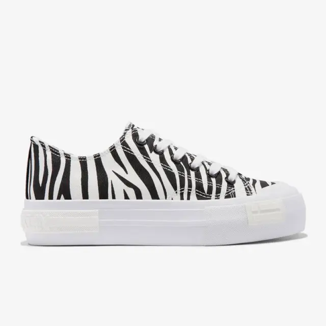 Sneaker D.Franklin One Way Low Zebra Edition DFSH389009-ZEBR Ασπρόμαυρο - 37