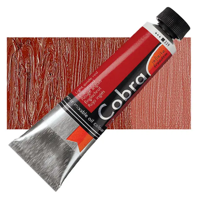 Λάδι Νερού Talens Cobra - 339 Light Oxide Red - 40ml