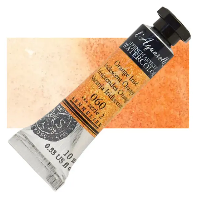 Χρώμα Ακουαρέλας Sennelier l Aquarelle Σωληνάριο 10ml - 060 Iridescent Orange