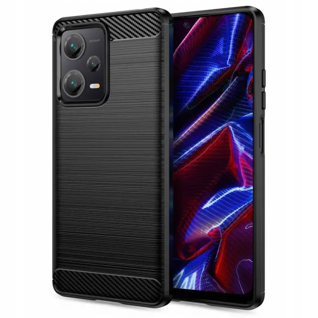 Tech-protect Tpucarbon Xiaomi Redmi Note 12/POCO X5 5G Black