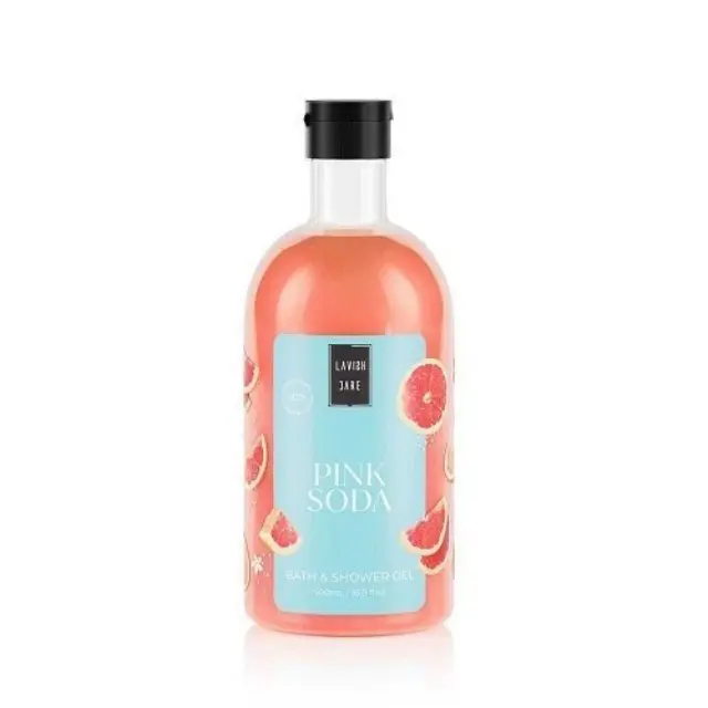 Lavish Care Pink Soda Shower Gel Ενυδατικό Αφρόλουτρο Σώματος με Άρωμα Γκρέιπφρουτ, 500ml