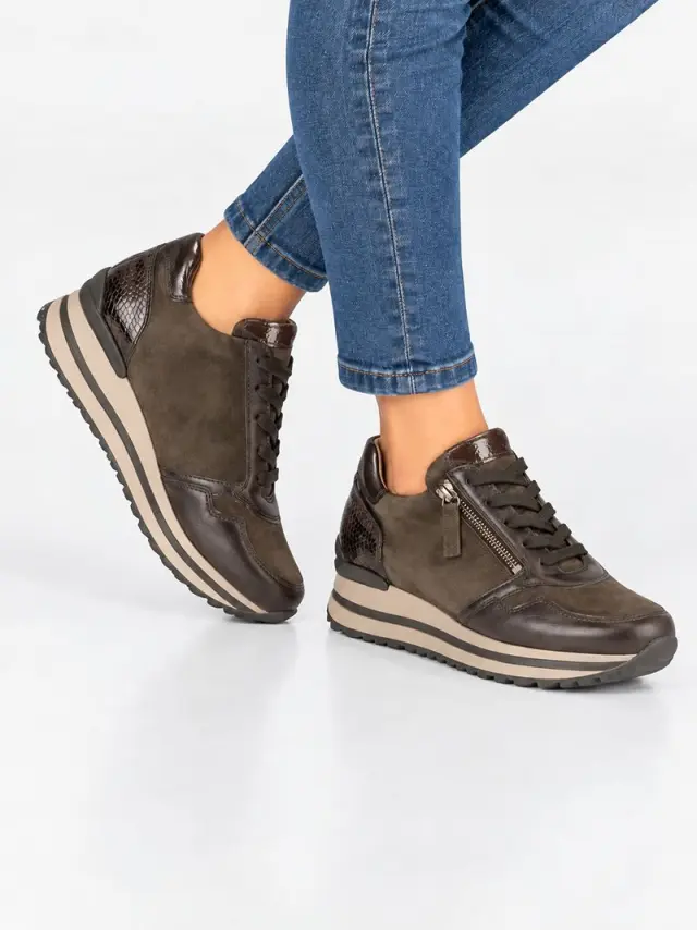 Gabor Sneakers Γυναικείο δέρμα/δέρμα Nubuck Καφέ GAB/76528 005-BROWN - 39 2