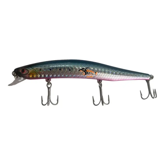 Τεχνητό Cinnetic Crafty Minnow 11cm #19 Blue Sardine - Electric Pink