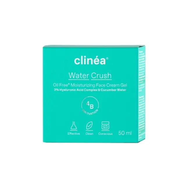 Clinéa Water Crush Light 48ωρη Ενυδατική & Ρυθμιστική Κρέμα Προσώπου Ημέρας με Υαλουρονικό Οξύ & Πρεβιοτικά 50ml