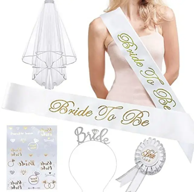 Σετ Bride to be - αξεσουάρ μπάτσελορ 5τμχ OEM