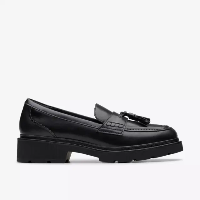 CLARKS LAURYL TASSEL 26184357 black