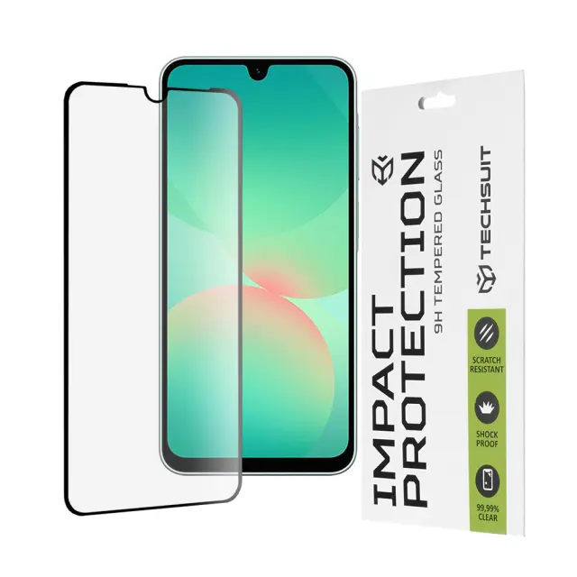 Techsuit - Full Cover Glass - Samsung Galaxy A26 / A27 5G - Black