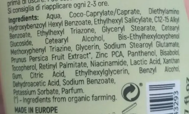 Natura Siberica Organic Shop Peach Αντηλιακή Κρέμα Προσώπου για Λιπαρή Επιδερμίδα SPF30 50ml 2