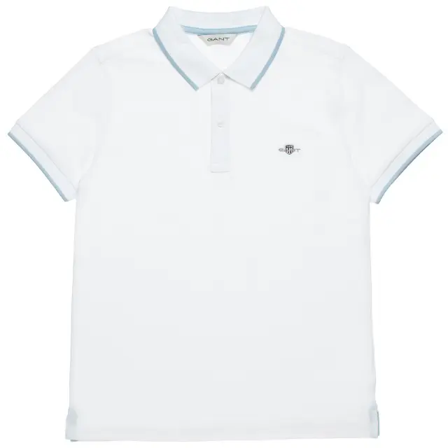 Μπλούζα Gant polo πικέ με κέντημα