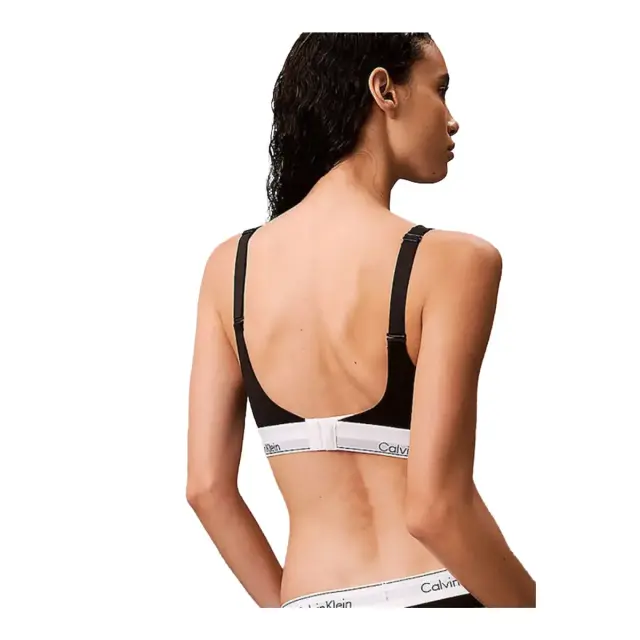 Calvin Klein Γυναικείο Μπουστάκι Lift Bralette Modern Cotton, Χρώμα Μαύρο 3