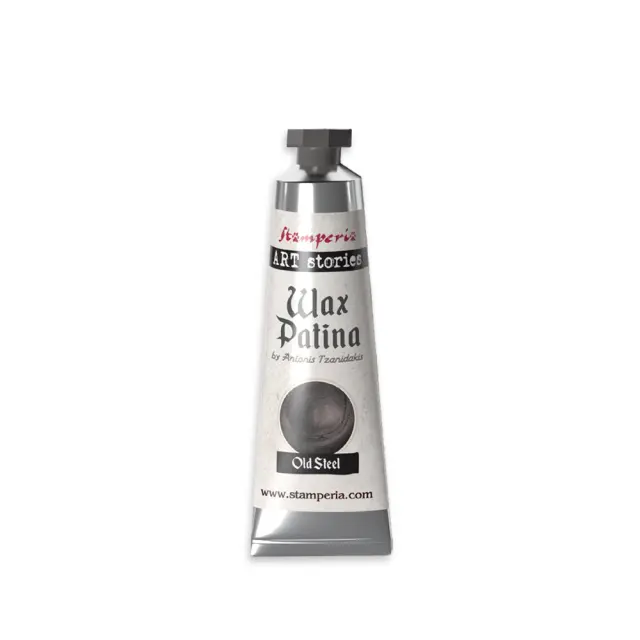 Wax Patina (Πατίνα κεριού) Stamperia 40ml, Old Steel