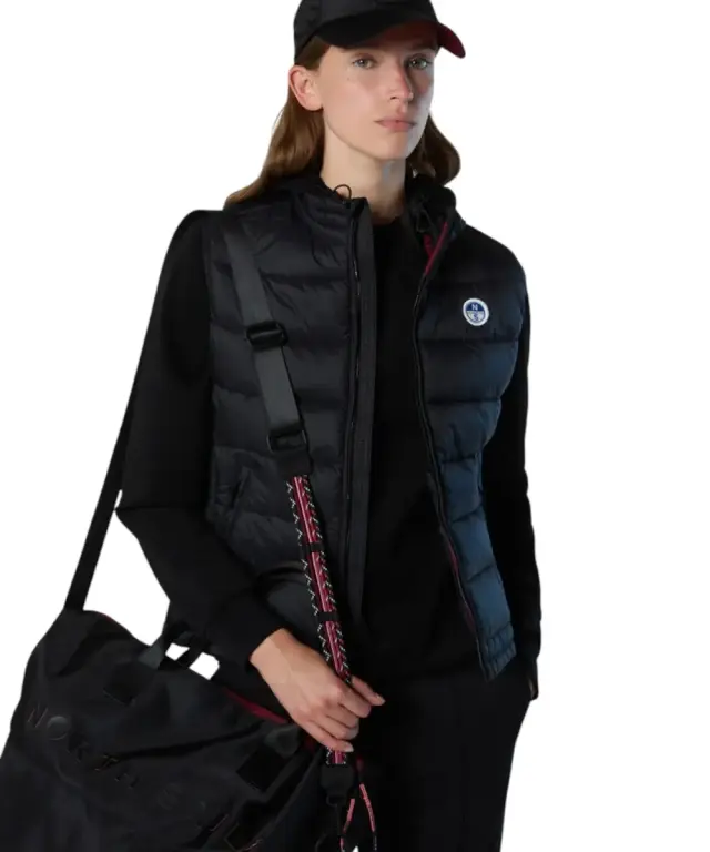 North Sails - Γυναικείο Αμάνικο Μπουφάν Galia Vest 000016-000-0937 Μαύρο 2