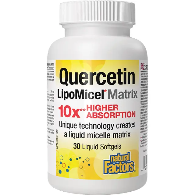 Quercetin, Lipomicel Matrix, 30 μαλακές κάψουλες