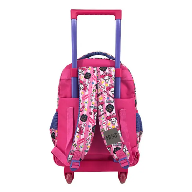 Must Σχολική Τσάντα Τρόλεϊ Δημοτικού 3 θήκες My Melody Pink Bow (000490309) 2