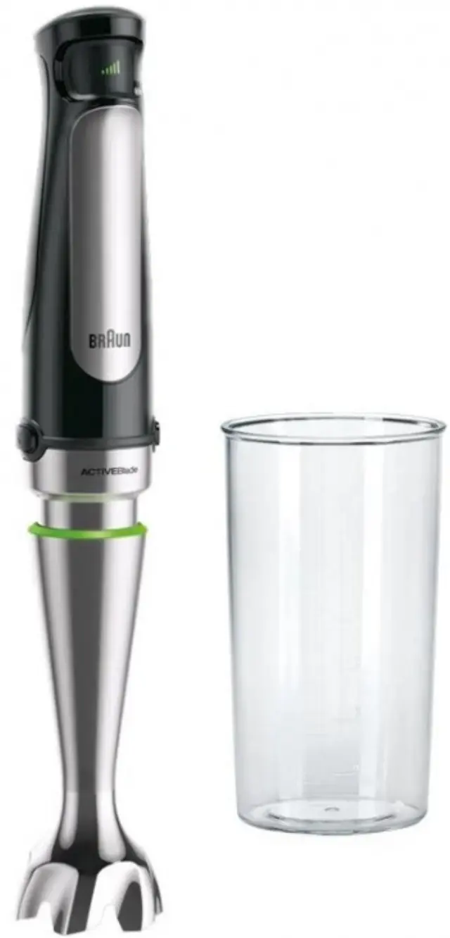 Braun MultiQuick 7 MQ7000X 0.6 L Immersion blender 1000 W Black, Stainless steel