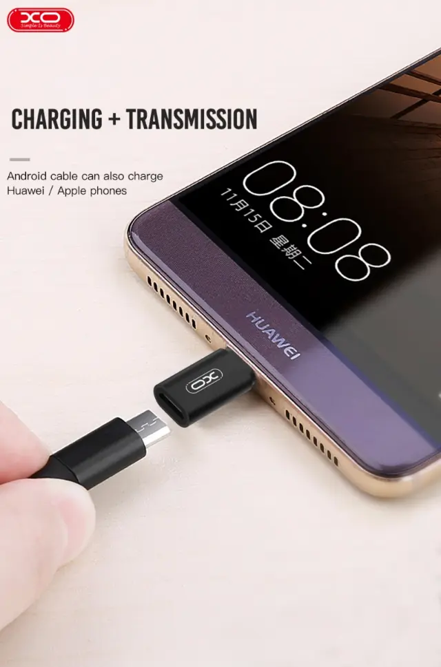 XO NB130 USB Αντάπτορας Micro σε Lightning 16.005.0008 2
