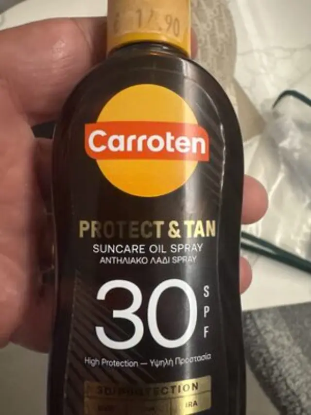 Carroten Protect & Tan Αδιάβροχο Αντηλιακό Λάδι για το Σώμα SPF30 σε Spray 150ml