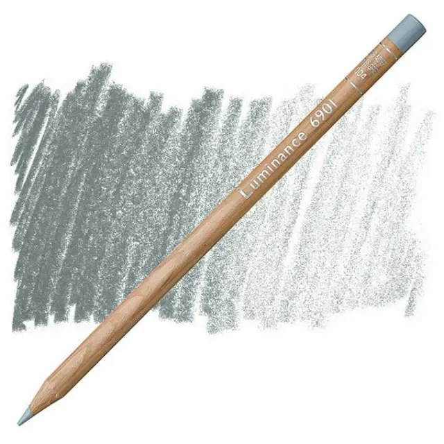 Ξυλομπογιά Caran d'Ache Luminance - 004 Steel Grey
