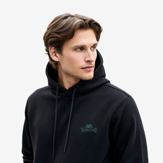 Φούτερ Noshame® Μαύρο με τύπωμα Teddy - 512535 - XXL 2