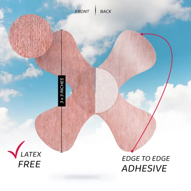 Not Just a Patch X-Mini Air Αδιάβροχα Αυτοκόλλητα για Αισθητήρες Freestyle Libre 2 Plus, Dexcom G7, Dexcom ONE+, Medtronic Guardian, Sibionics, Syai Ultra & Medtrum TouchCare Nano 20τμχ – Καφέ 2