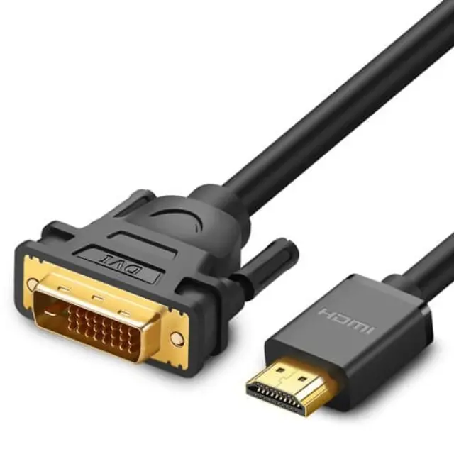 Ugreen® Καλώδιο HDMI - DVI 4K 60Hz 30AWG 22cm - Μαύρο (20136)