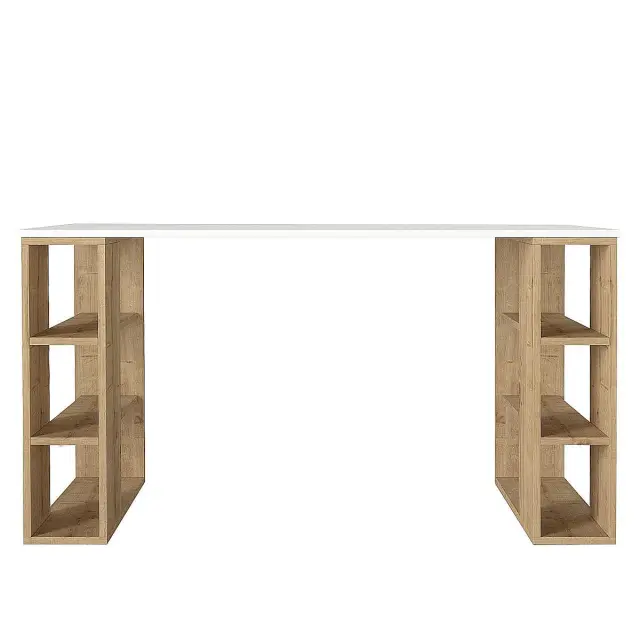 Γραφείο WIMSEY Λευκό/Sapphire Μοριοσανίδα/Μελαμίνη 140x60x74cm 3