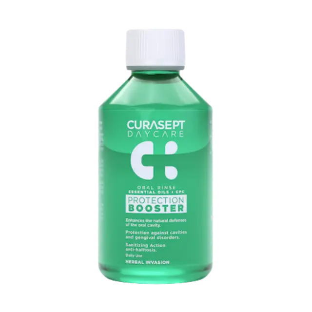 Curaprox Curasept Daycare Protection Booster Ηerbal Invasion Στοματικό Διάλυμα για την Ουλίτιδα κατά της Πλάκας 500ml