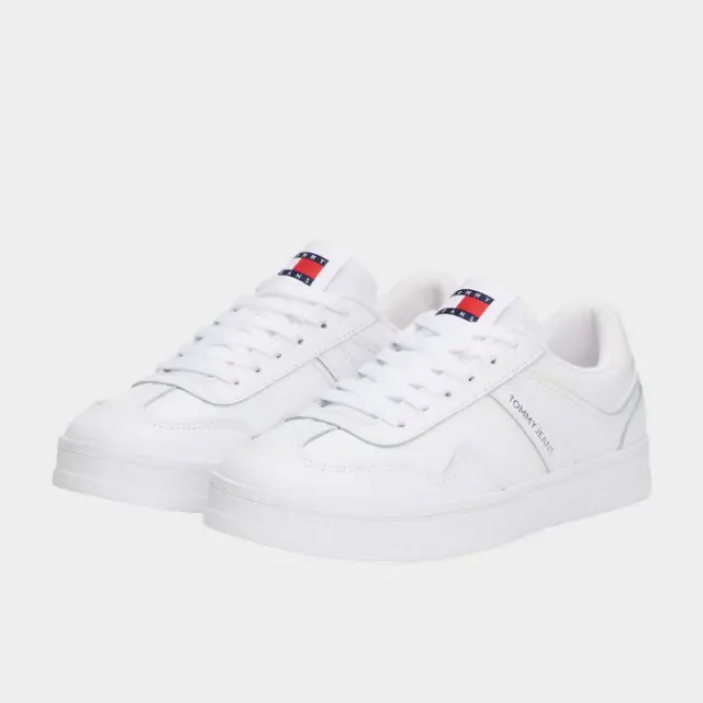 Tommy Hilfiger - Γυναικεία Δερμάτινα Sneakers The Greenwich EN0EN02794-YBS Λευκό - 41 2