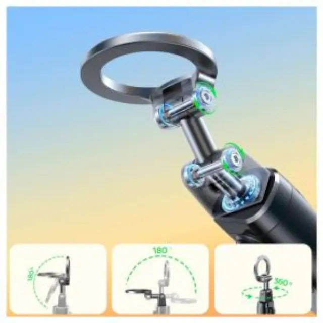 Ασύρματο Selfie Stick Joyroom JR-ZS509 MagSafe με Bluetooth Τηλεχειριστήριο για Smartphones 4.7"-7.0" Μαύρο N69997 3