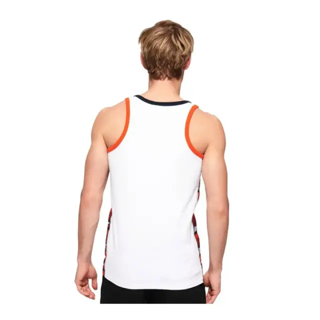 Superdry Ανδρικό T-Shirt Podium Mid Weight Vest, Χρώμα Optic - S 2